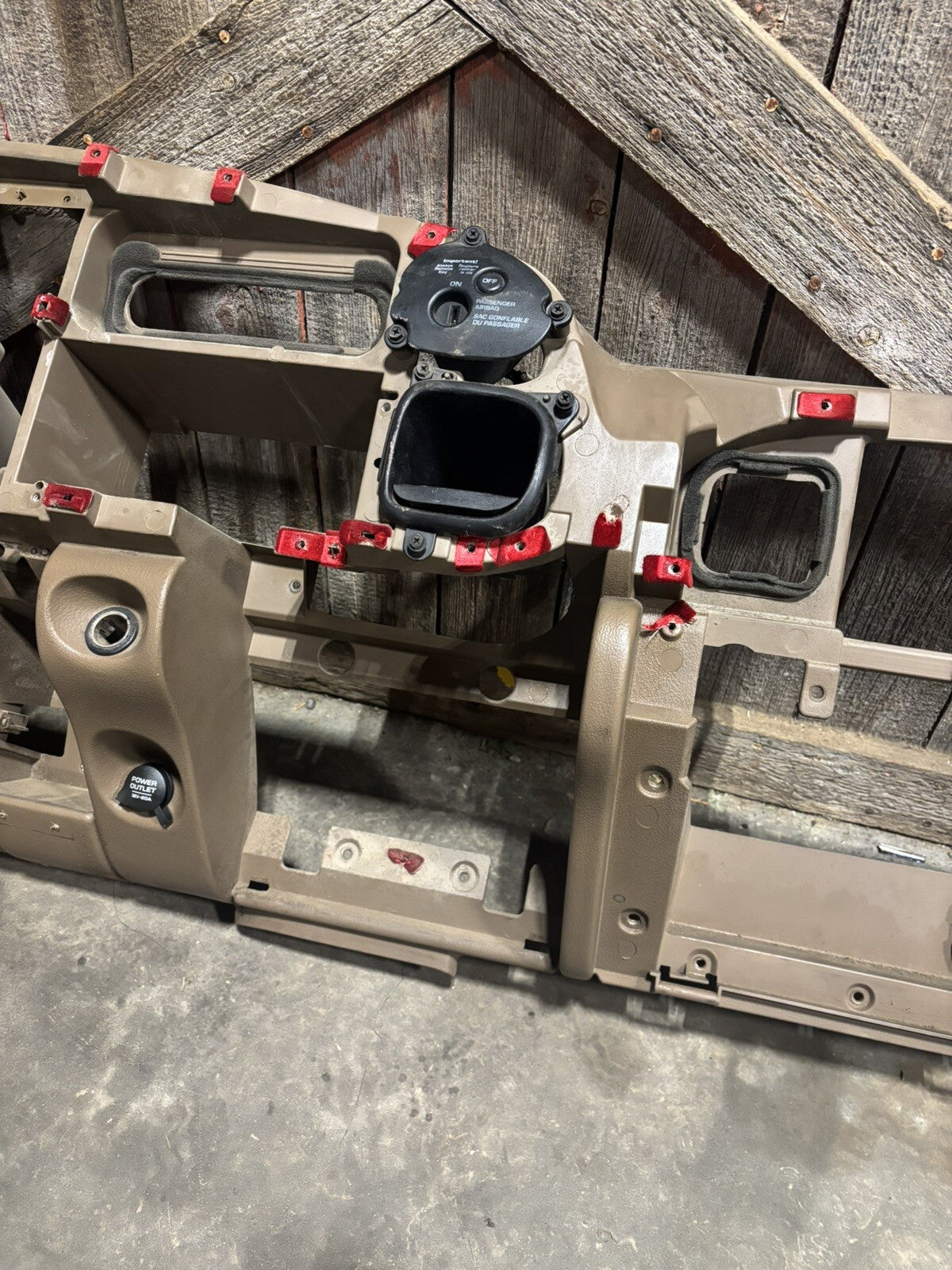 OEM 1999 - 2002 DODGE RAM CUMMINS DASH CORE STRUCTURE TAN BROWN DASHBOARD