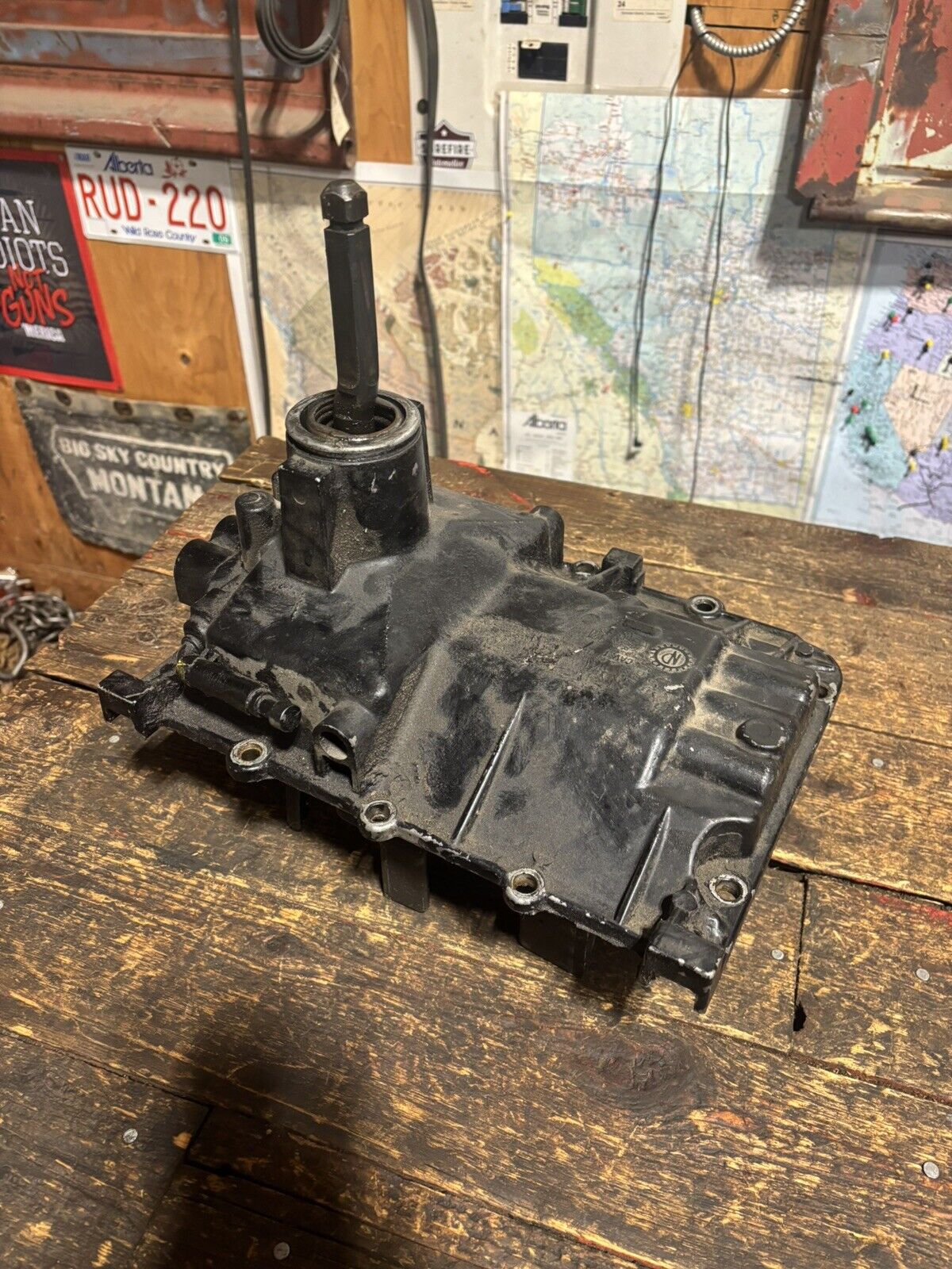 1994 - 1997 DODGE RAM CUMMINS NV4500 LOADED SHIFTER TOP PLATE COVER