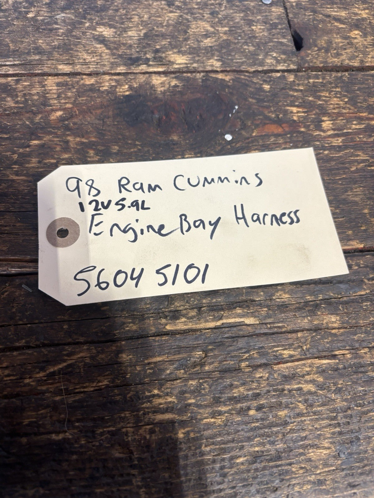 1998 DODGE RAM 2500 3500 12V 5.9L CUMMINS ENGINE BAY HARNESS 56045101AE