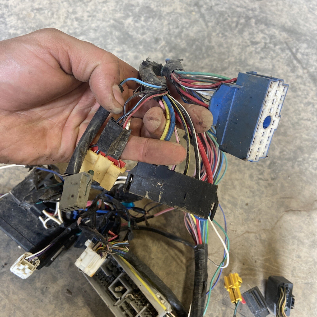 2001 2002 DODGE RAM 2500 3500 CUMMINS MANUAL TRANS DASH WIRING HARNESS 56045362