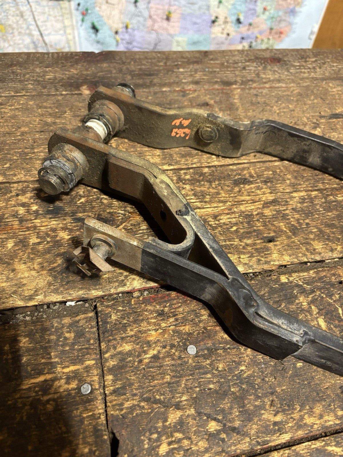 1994-1997 DODGE RAM 1500 2500 3500 CLUTCH &amp; BRAKE PEDAL SET 52009570 / 52078206