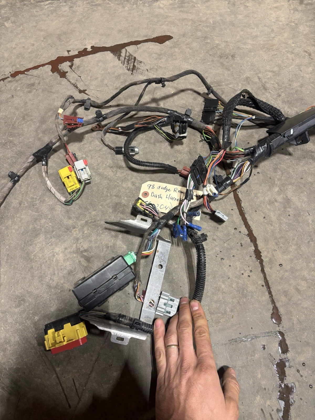 1998 DODGE RAM 2500 3500 12V/ 24V CUMMINS AUTO Or MANUAL DASH HARNESS 56020481