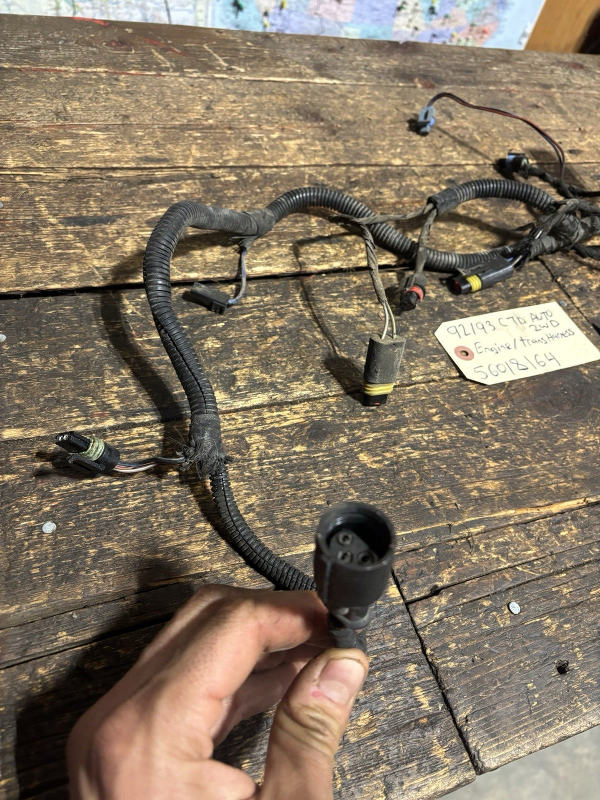 1992 1993 DODGE RAM 250 350 2wd 5.9L CUMMINS ENGINE HARNESS AUTOMATIC 56018164