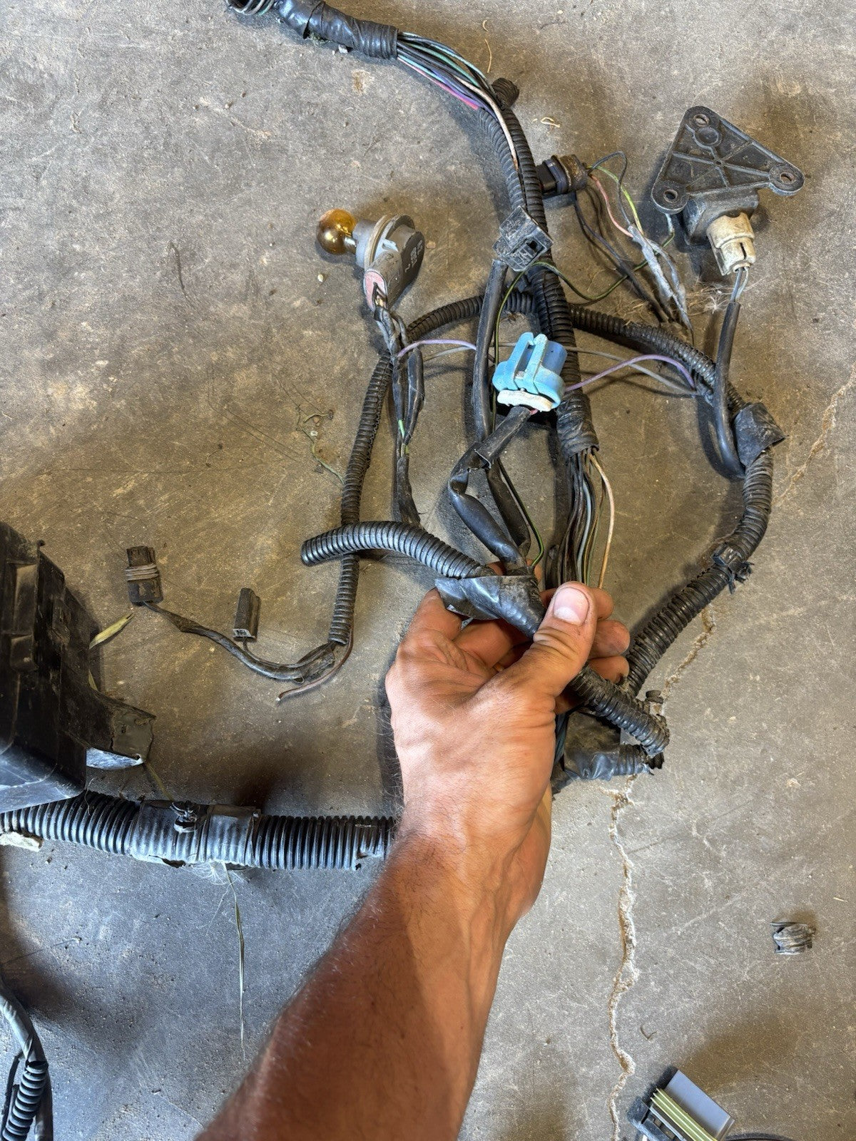 1997 DODGE RAM 2500 3500 CUMMINS ENGINE BAY WIRING HARNESS 56021773 Needs Work