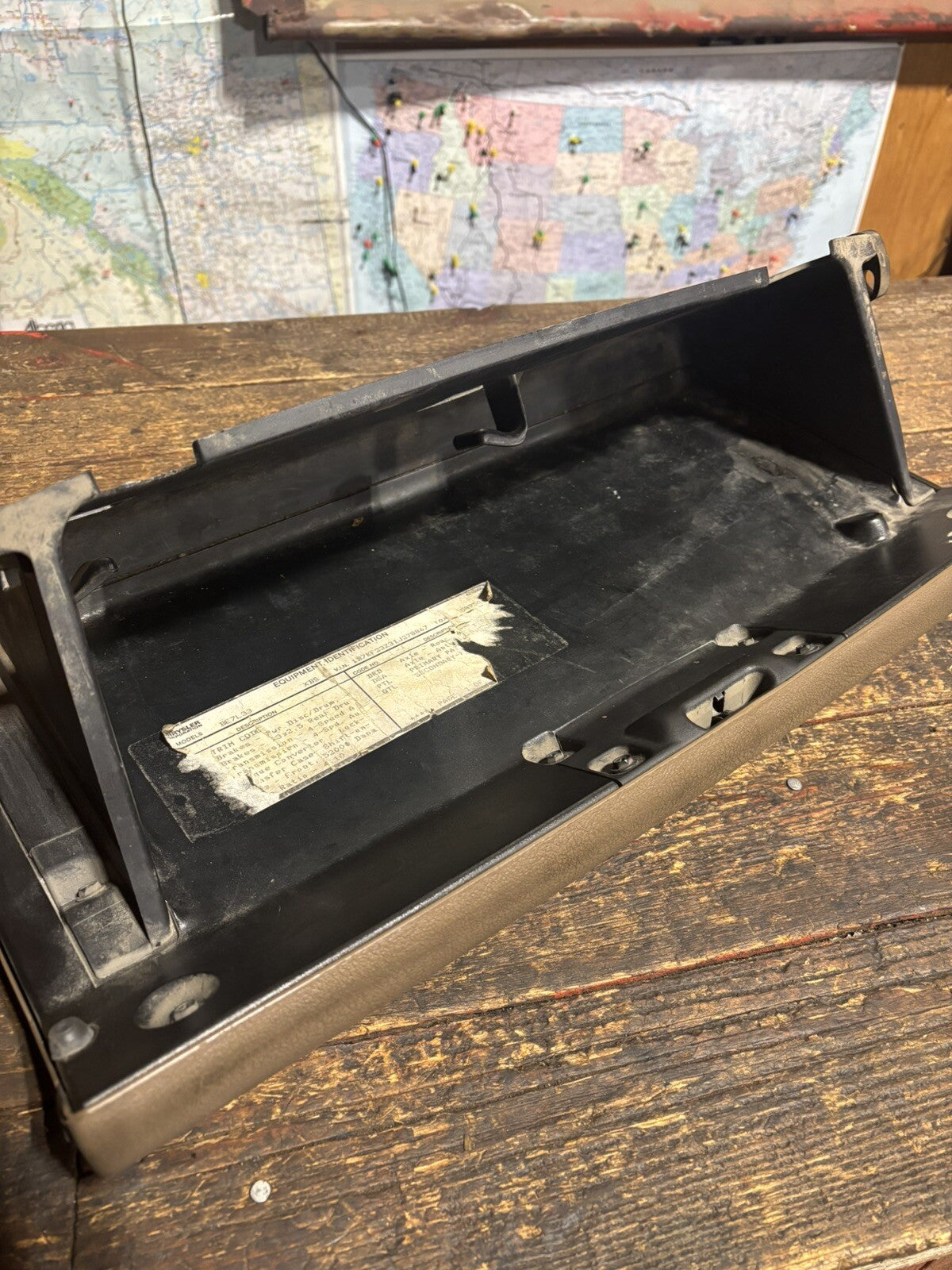 1998-2002 DODGE RAM 2500 3500 Caramel TAN GLOVE BOX