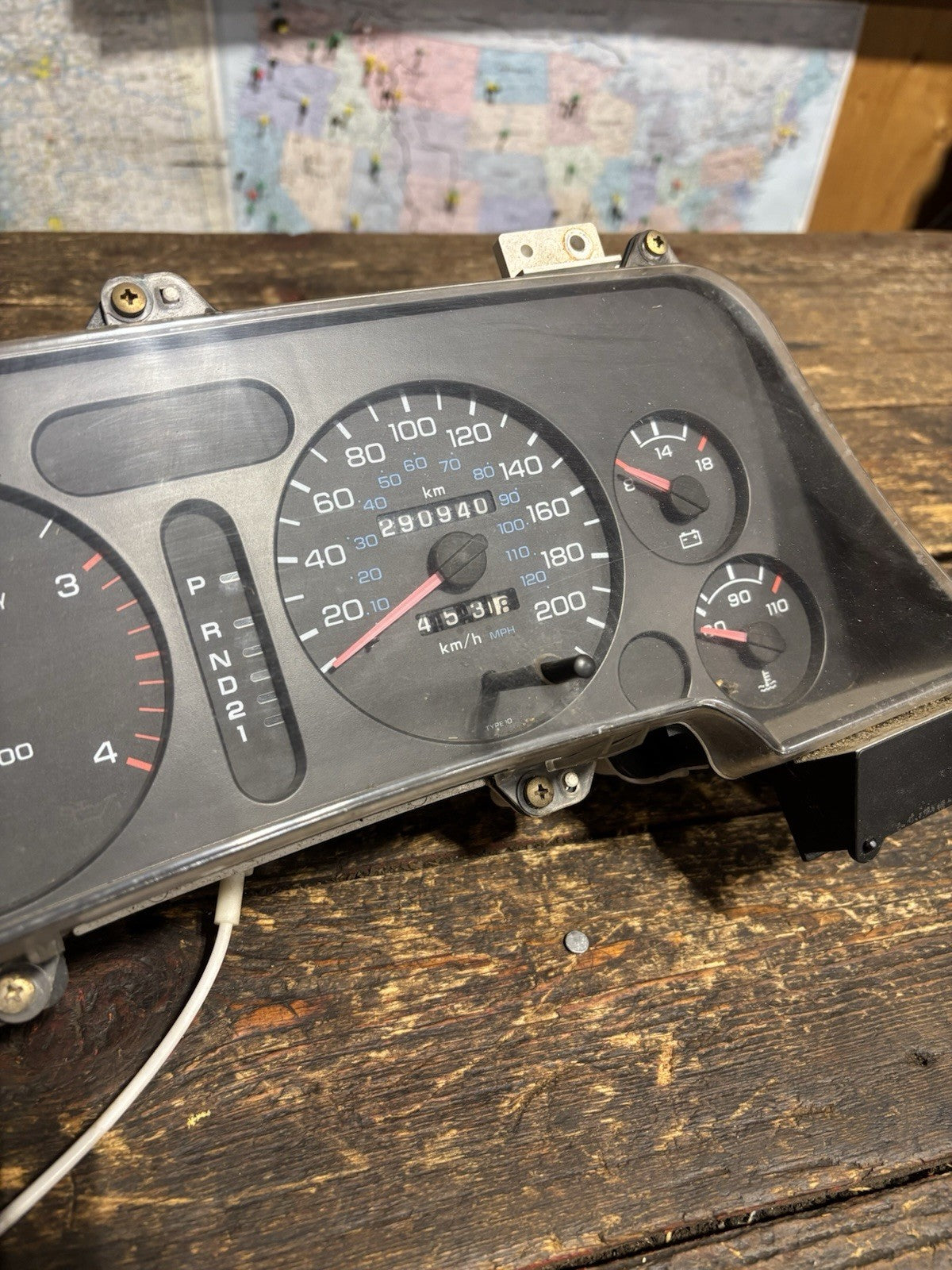 1994 1995 1996 1997 DODGE RAM 2500 3500 DIESEL INSTRUMENT GAUGE CLUSTER 56006845