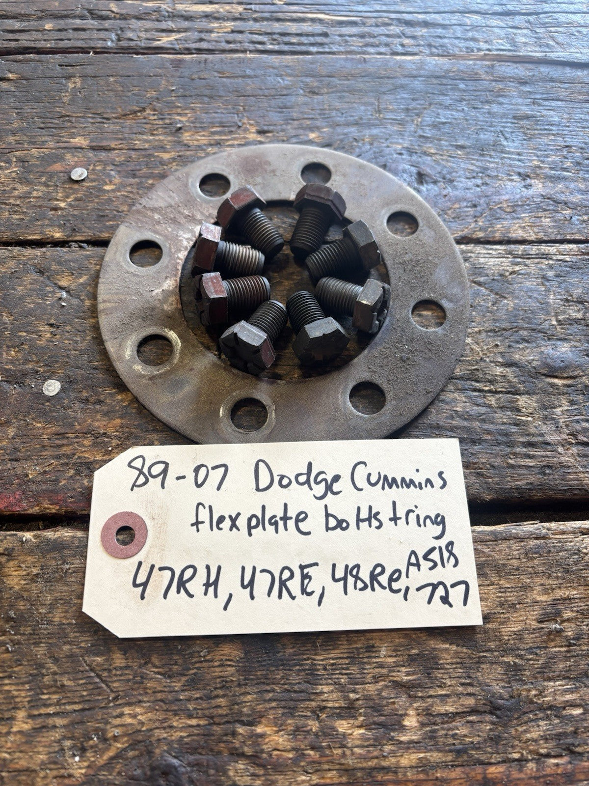 1989 - 2007 DODGE RAM CUMMINS AUTOMATIC FLEXPLATE  FLYWHEEL BOLTS SET OEM