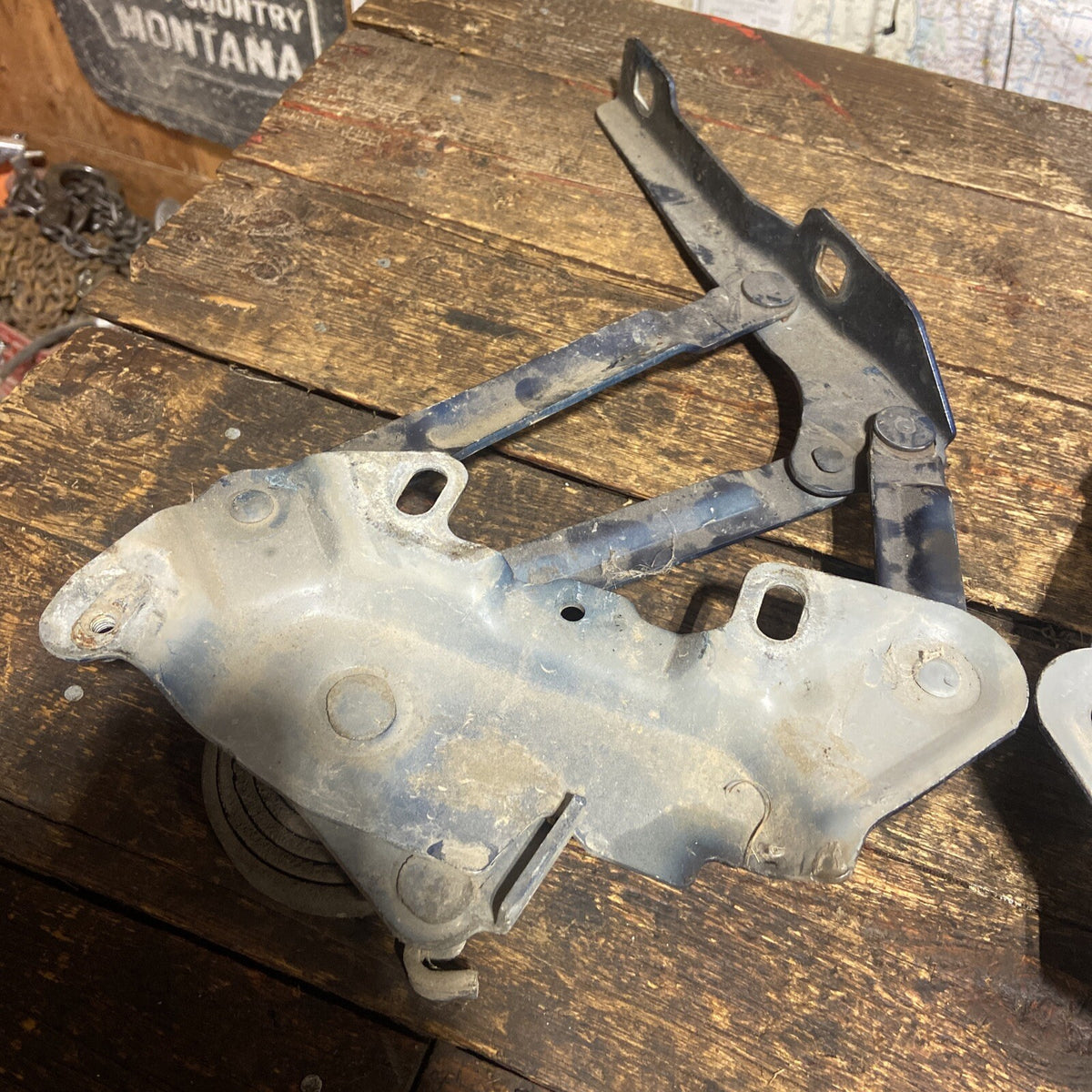 HOOD HINGES 1994-2002 DODGE RAM 1500 2500 3500 TRUCKS 2ND GEN DARK BLUE