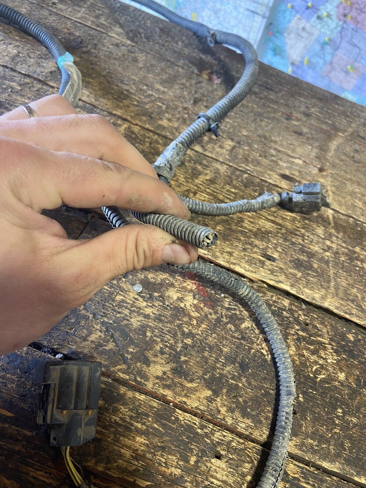 2005 DODGE RAM 2500 3500 CUMMINS 6SPD MANUAL TRANSMISSION HARNESS 56051087AB