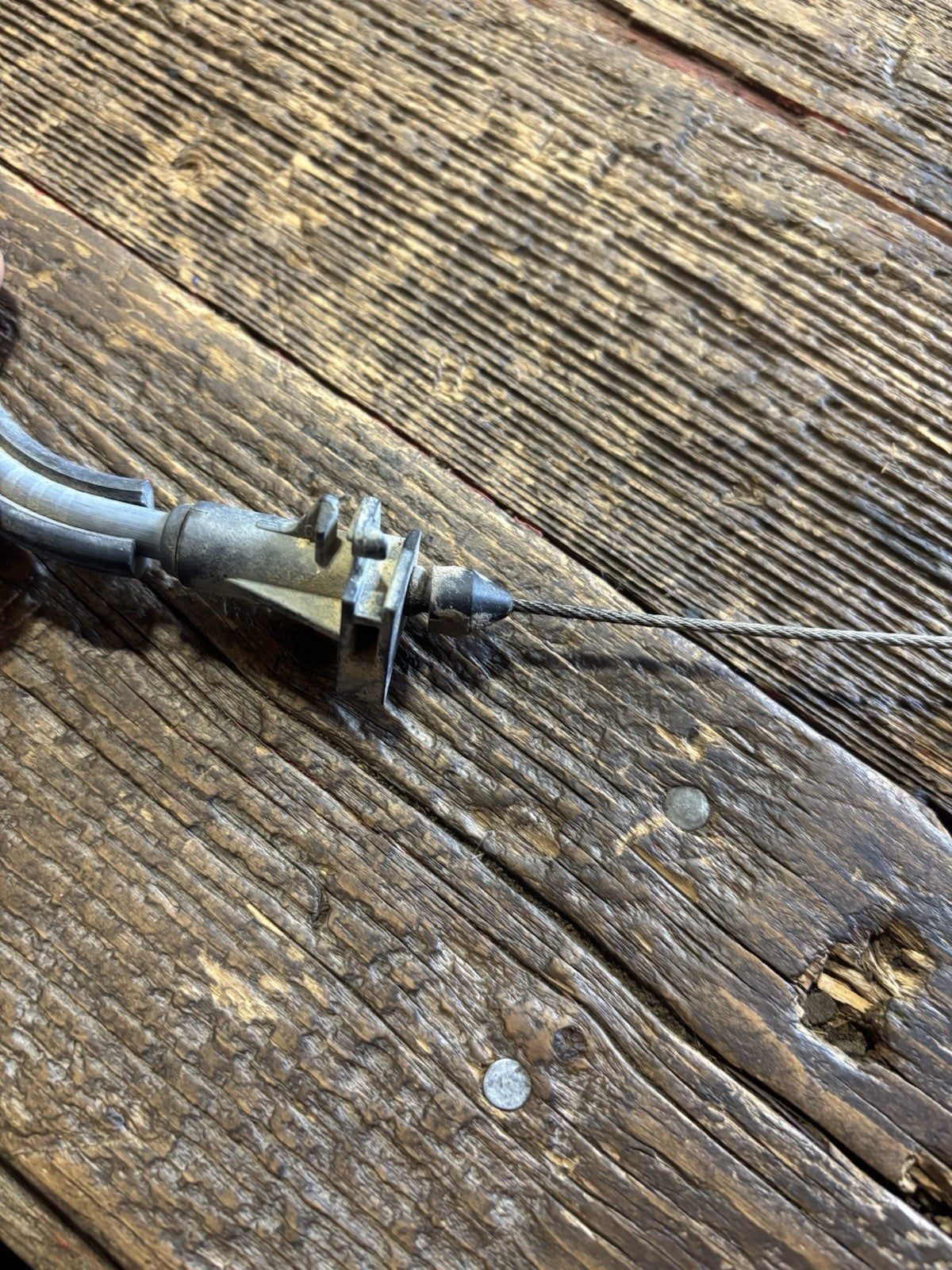 2003 2004 DODGE RAM CUMMINS THROTTLE CABLE TO UNDER BATTERY BOX 52010447AB