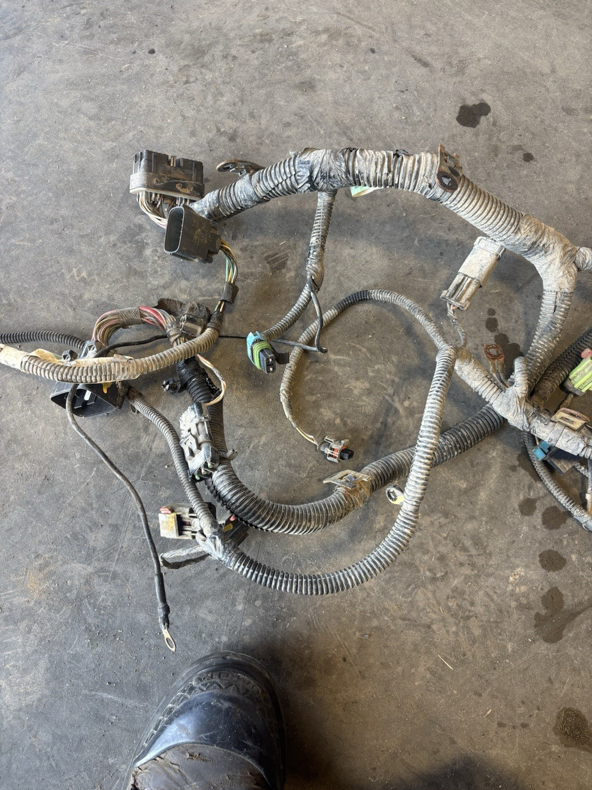2008 DODGE 6.7L CUMMINS 6SP MANUAL ENGINE TRANS HARNESS 4980107 4946174 04801409