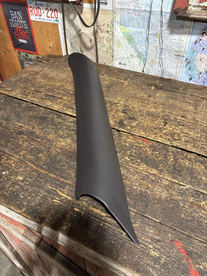 OEM 1998-2002 DODGE RAM TRUCK DRIVER A PILLAR TRIM DARK GREY / CHARCOAL BLACK