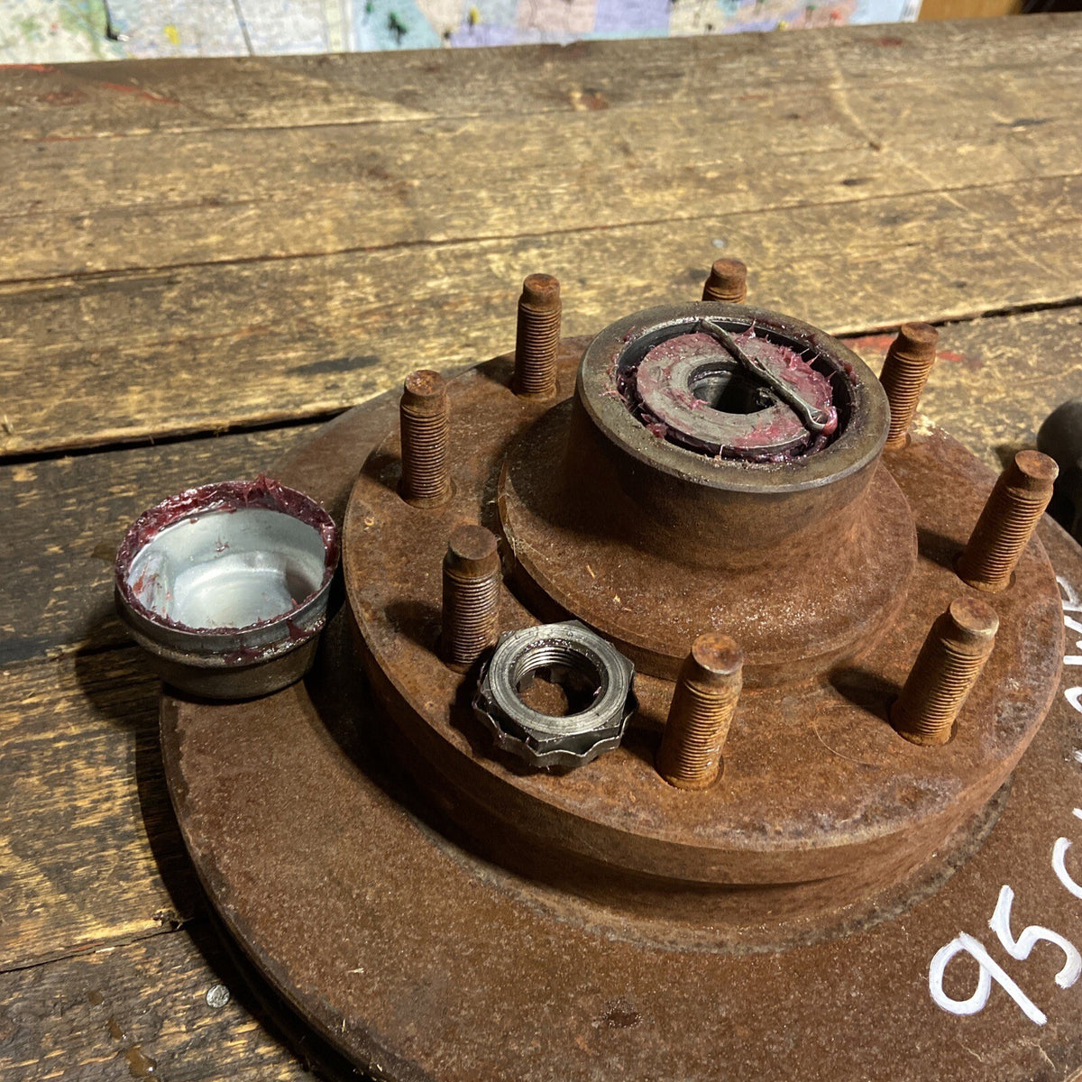 1994 - 1998 Dodge Ram 2500 Cummins Two Wheel Drive Front Hub /Rotor Assembly