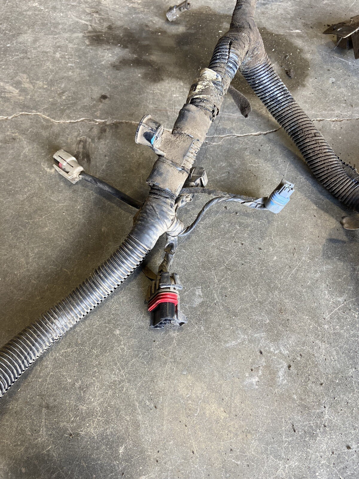 1996 DODGE RAM 2500 3500 12V CUMMINS 4X4 ENGINE AUTO TRANS PCM HARNESS 56021502