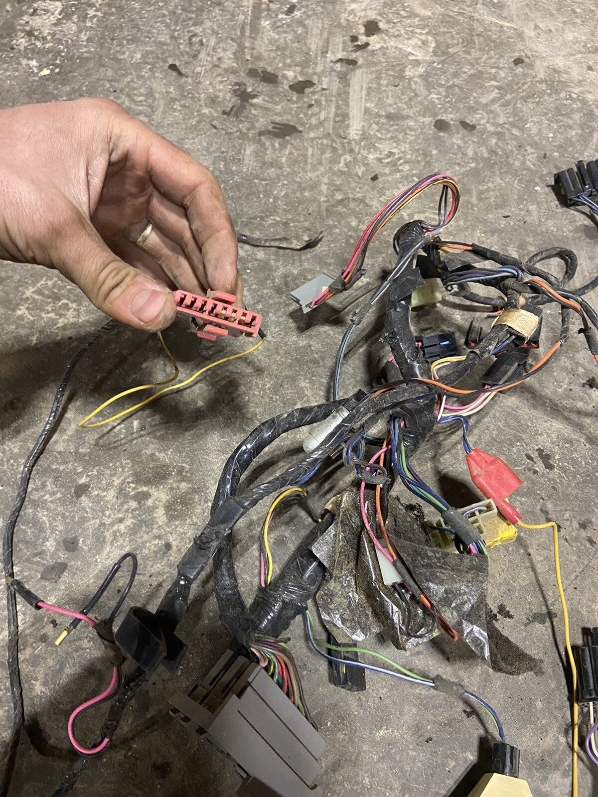1989 DODGE RAM 250 350 CUMMINS DASH WIRING HARNESS PN 4372783