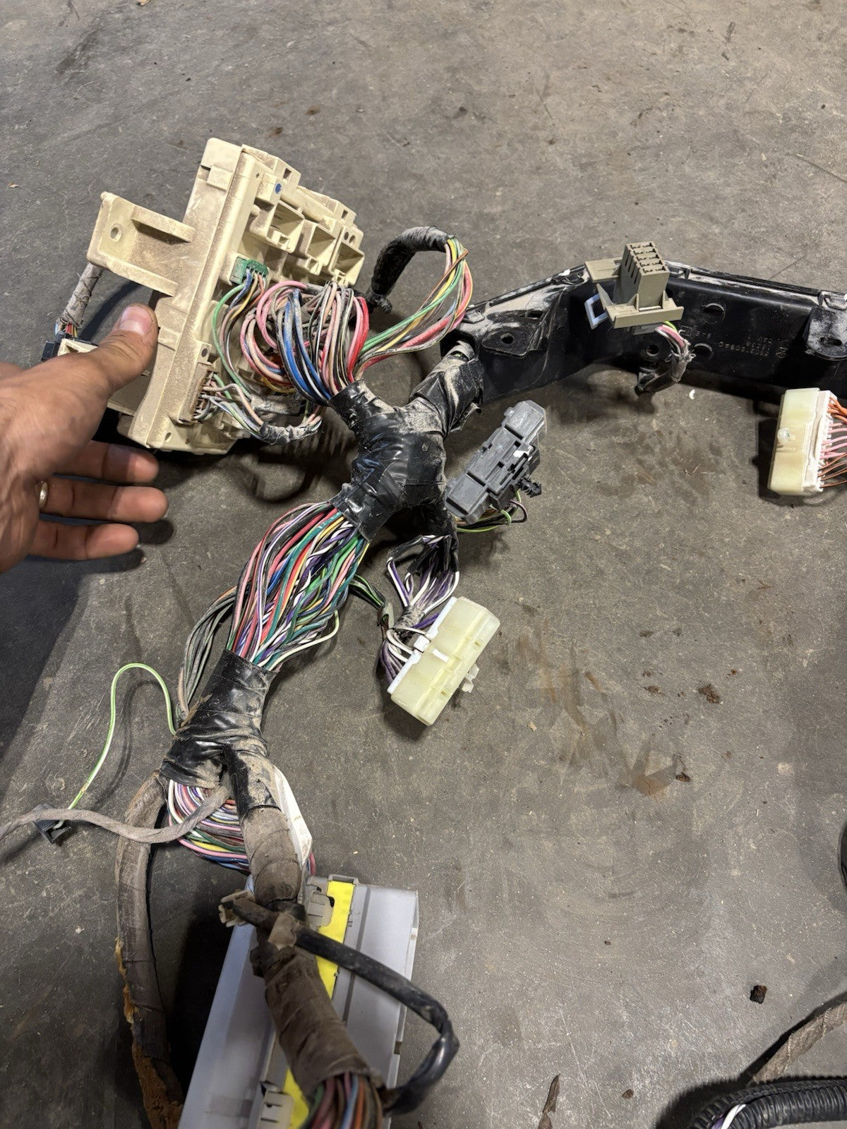 1998 DODGE RAM GAS DASH WIRING HARNESS 56020481AD IGNITION SECTION CUT OFF