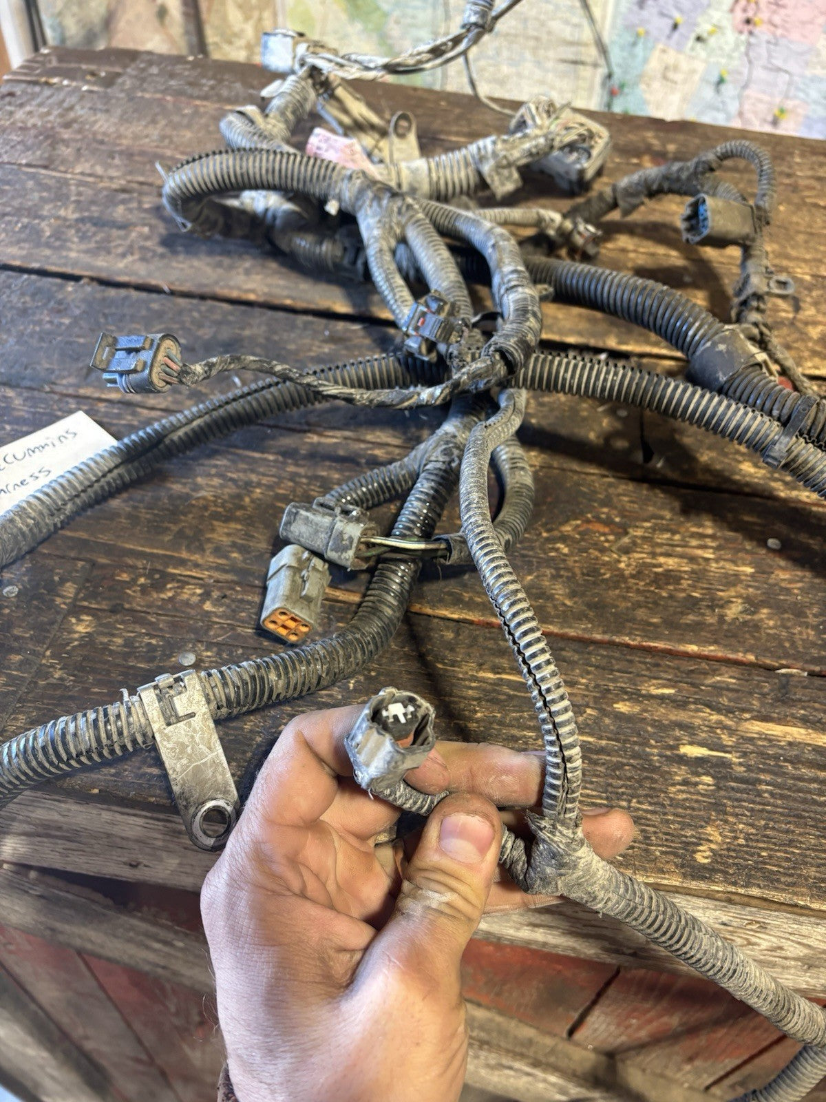 2005 DODGE RAM CUMMINS ENGINE WIRING HARNESS 3972347