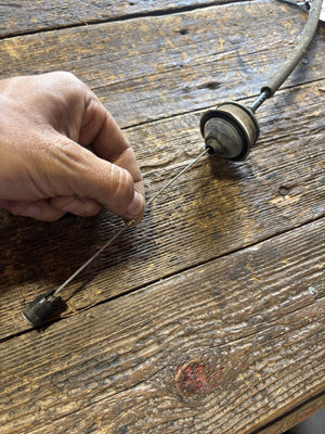 2003 2004 DODGE RAM CUMMINS THROTTLE CABLE TO UNDER BATTERY BOX 52010447AB