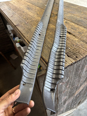 1998-2002 DODGE RAM 2500 3500 SET OF DARK GREY FLOOR TRIM FOR EXTENDED CAB