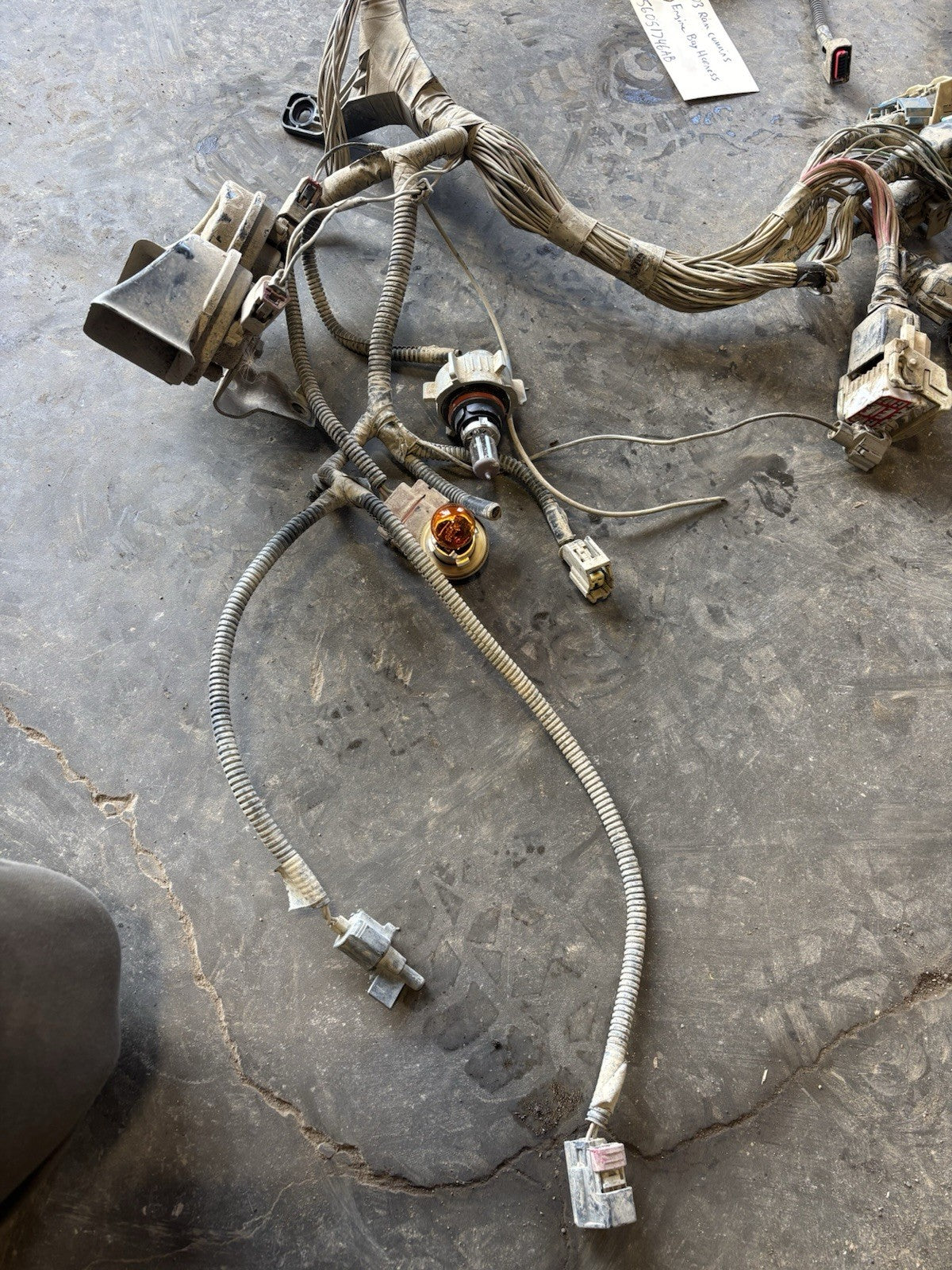 2003 2004 DODGE RAM 2500 3500 CUMMINS ENGINE BAY MANUAL TRANS HARNESS 56051746AB