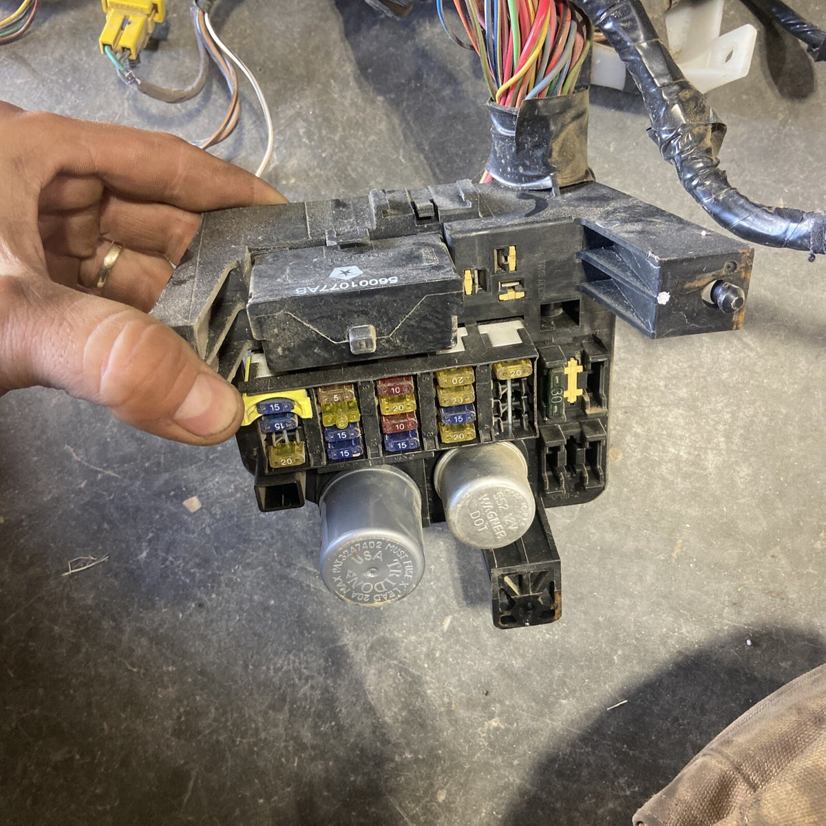 1997 DODGE RAM 2500 3500 CUMMINS MANUAL DASH BASE MODEL WIRING HARNESS 56021700