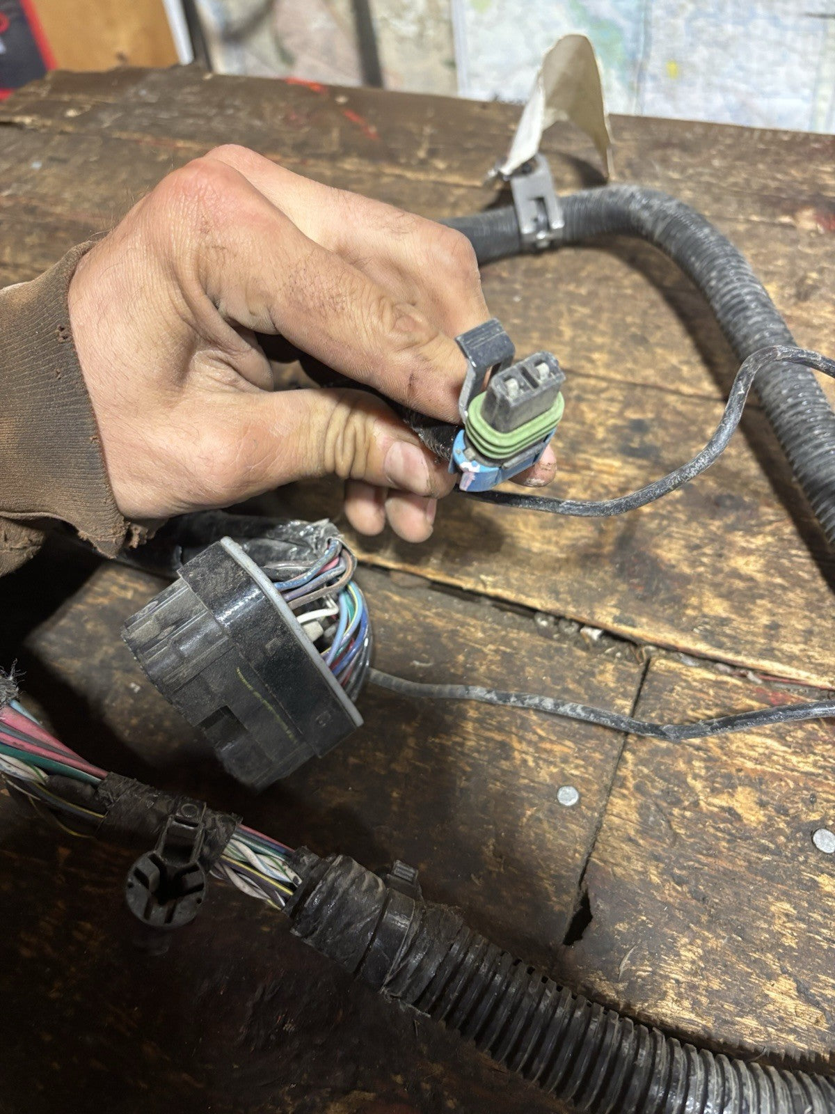 2006 2007 DODGE RAM 5.9L CUMMINS REAR ENGINE WIRING HARNESS 4939019