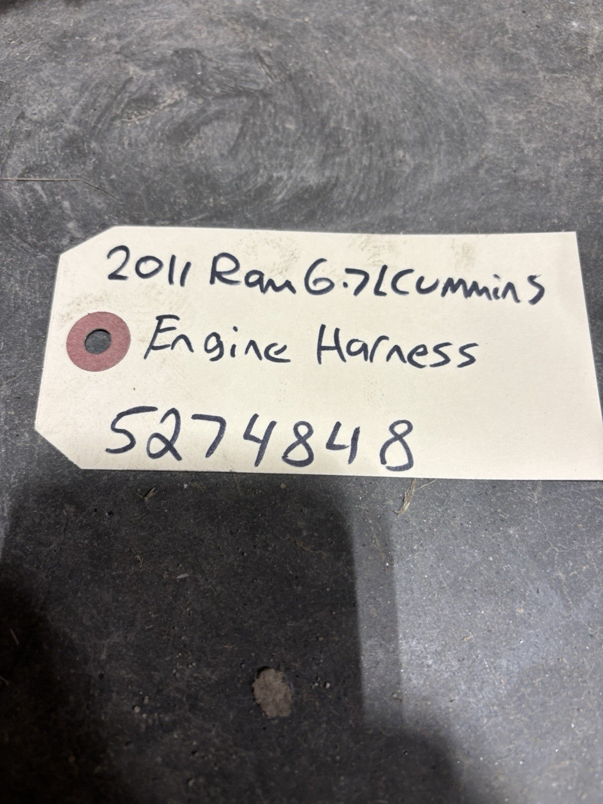 2011 RAM 6.7L CUMMINS ENGINE WIRING HARNESS 5274848