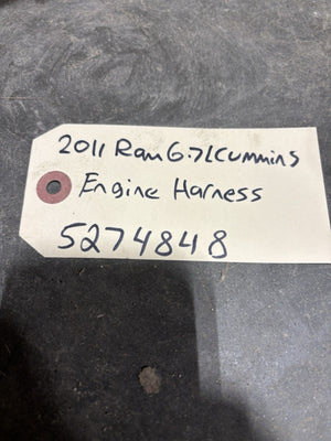 2011 RAM 6.7L CUMMINS ENGINE WIRING HARNESS 5274848