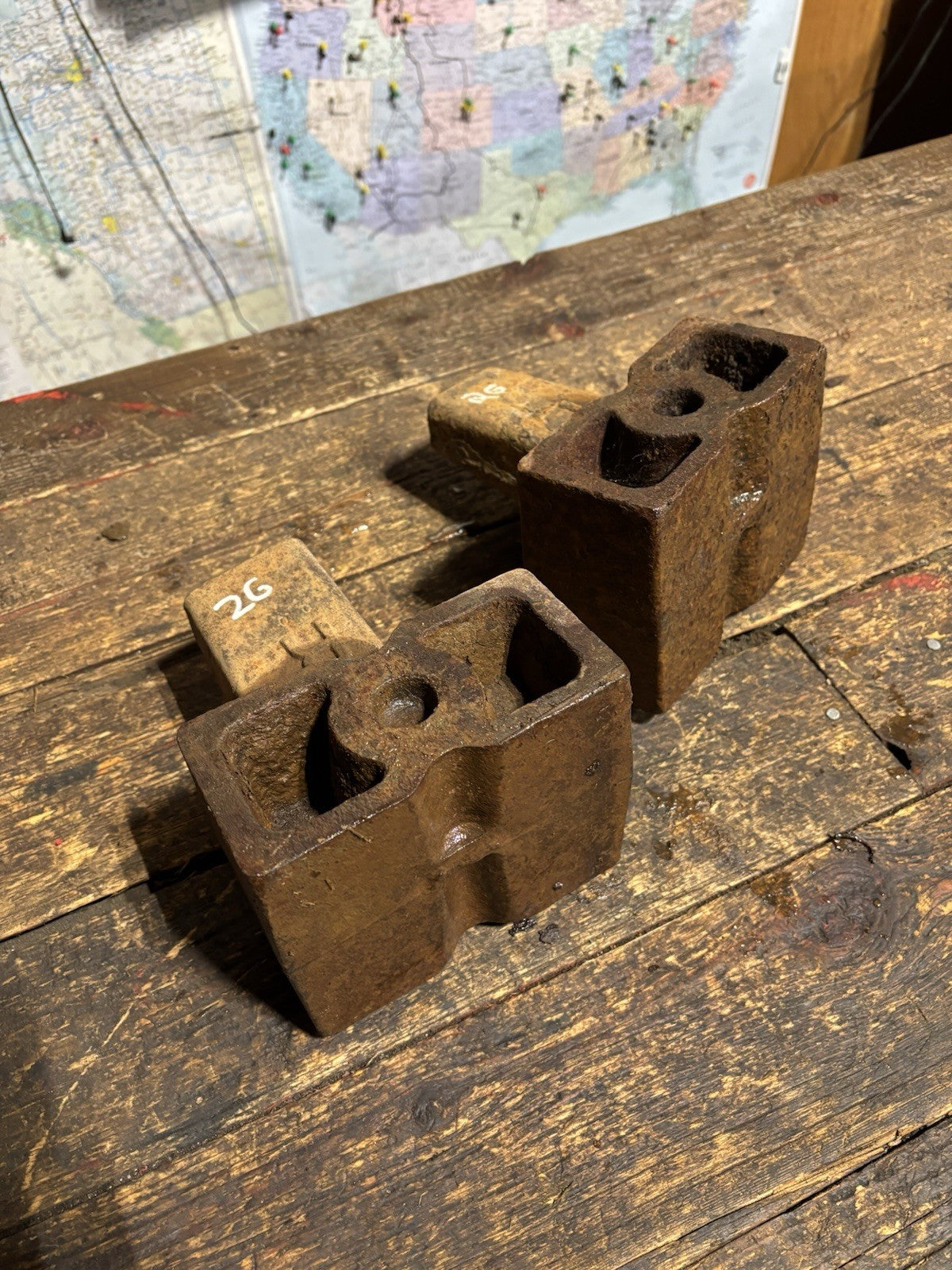 OEM REAR DIFF SPACER LIFT BLOCKS 1994-2002 DODGE RAM 2500/3500 4 3/4”