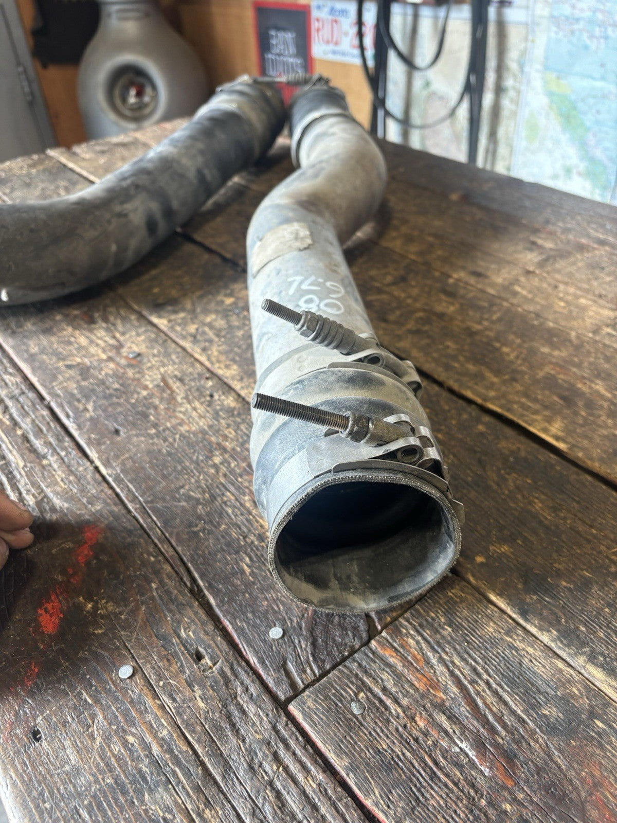 2007 2008 2009 DODGE RAM 2500 3500 6.7L CUMMINS INTERCOOLER PIPES BOOTS &amp; CLAMPS