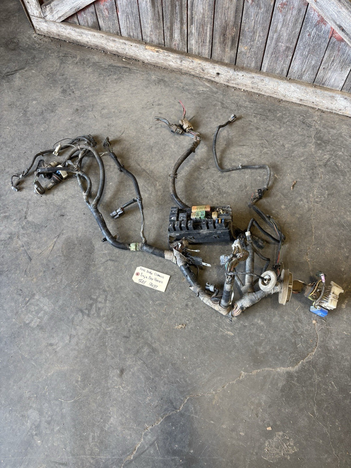 1996 DODGE RAM 2500 3500 CUMMINS ENGINE BAY HARNESS 56019489 **cut Section
