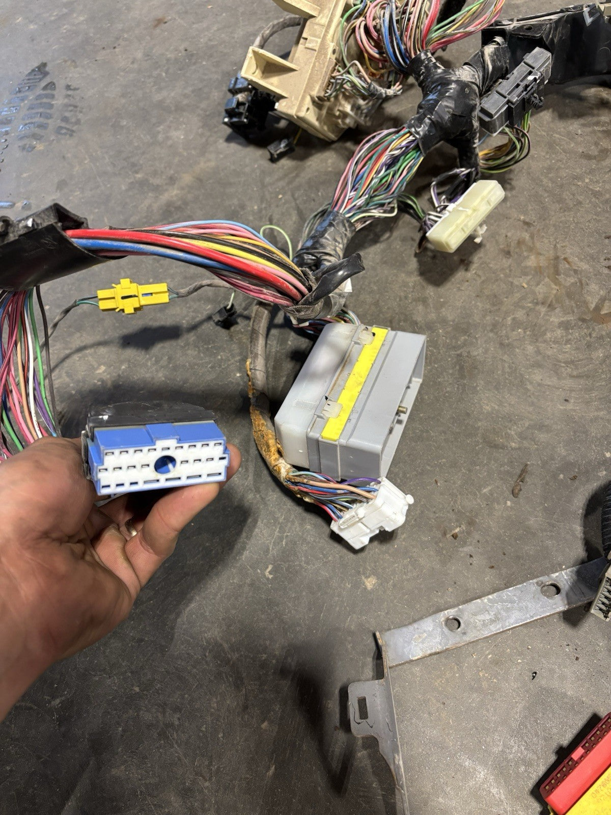 1998 DODGE RAM GAS DASH WIRING HARNESS 56020481AD IGNITION SECTION CUT OFF