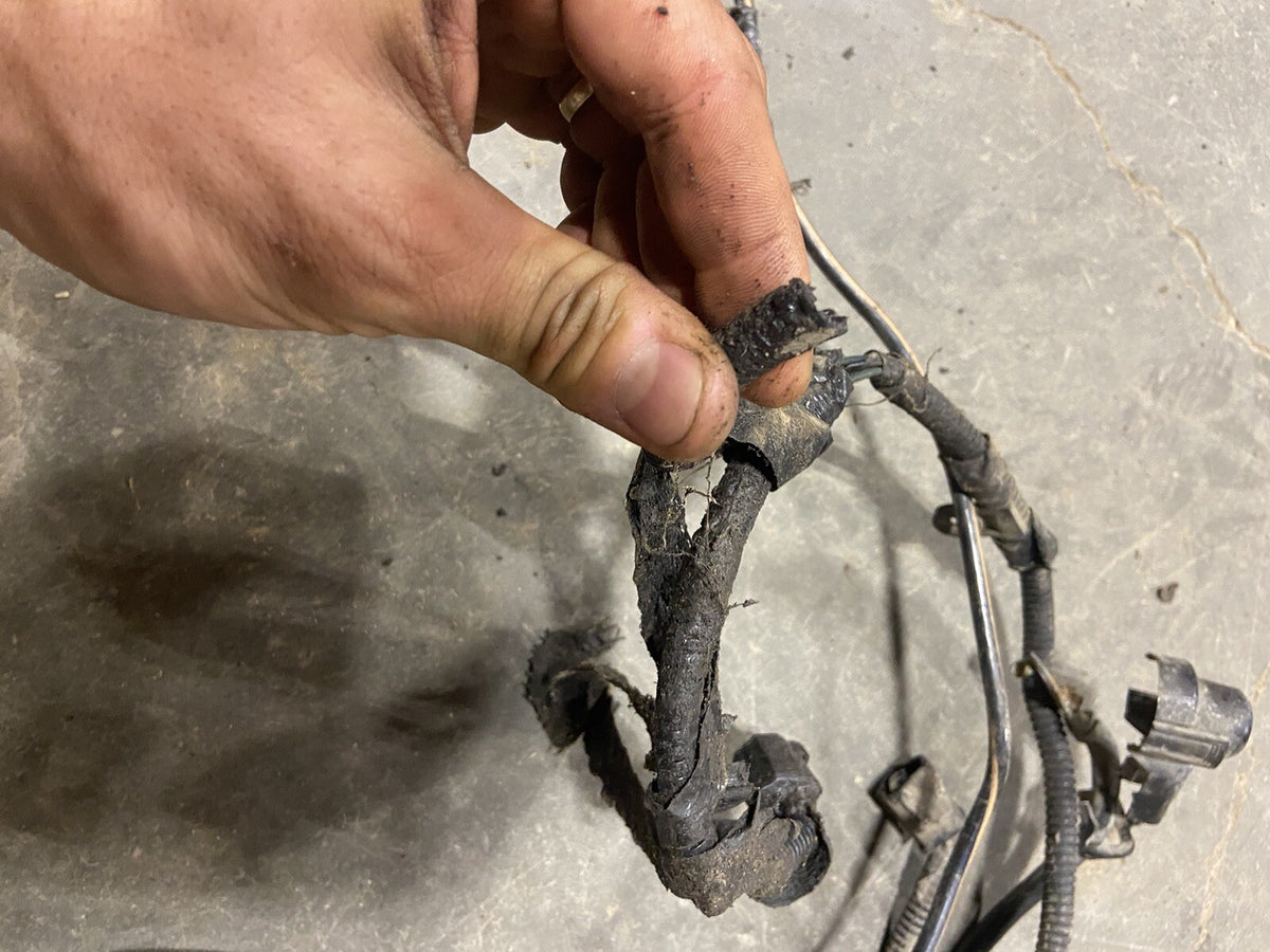 2001 DODGE RAM 24V CUMMINS AUTOMATIC COMPLETE ENGINE PCM / TRANS HARNESS 3947201