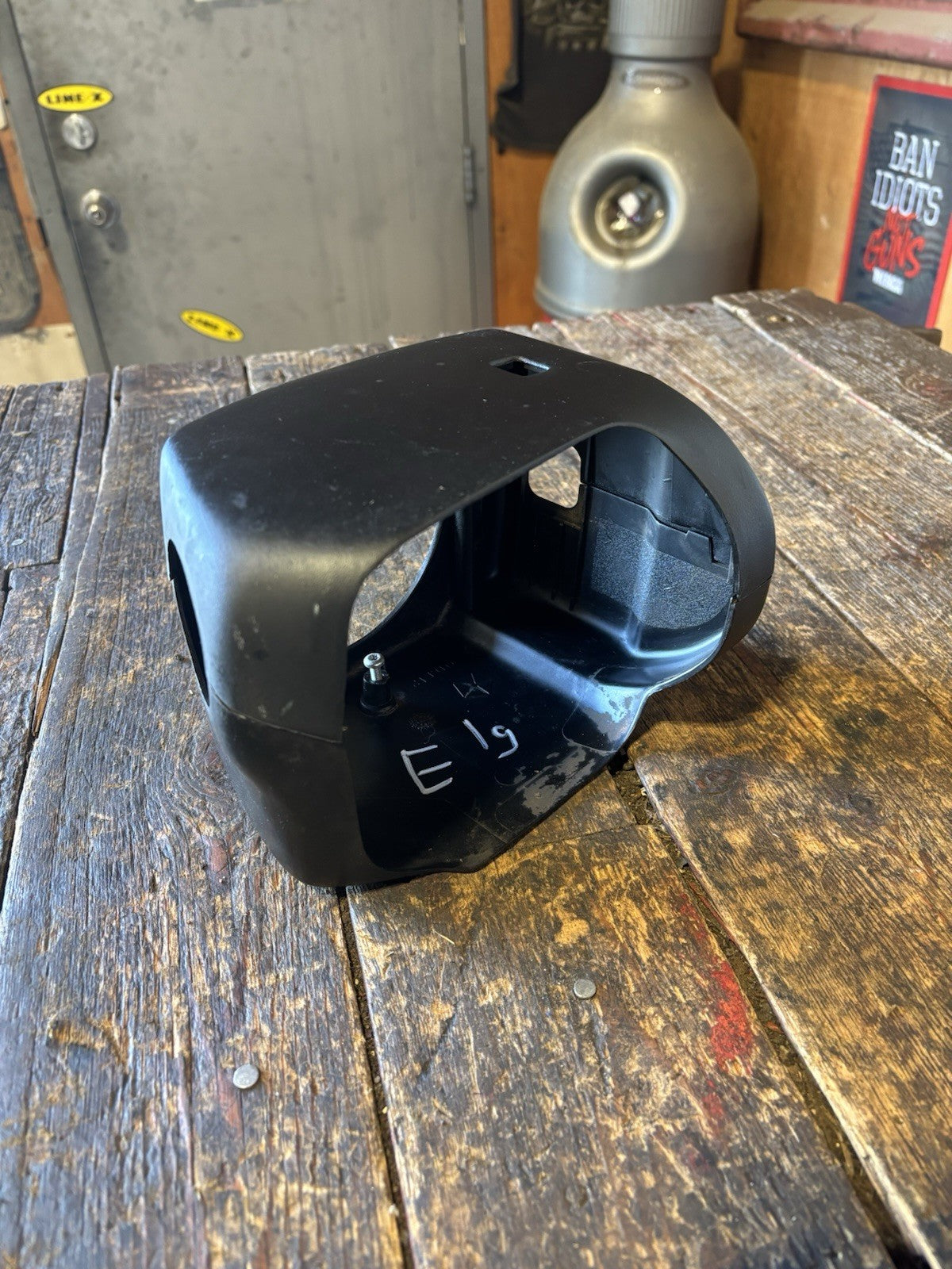 1991 - 1993 DODGE RAM 250 350 STEERING COLUMN COVER SHROUDS BLACK WITH TILT