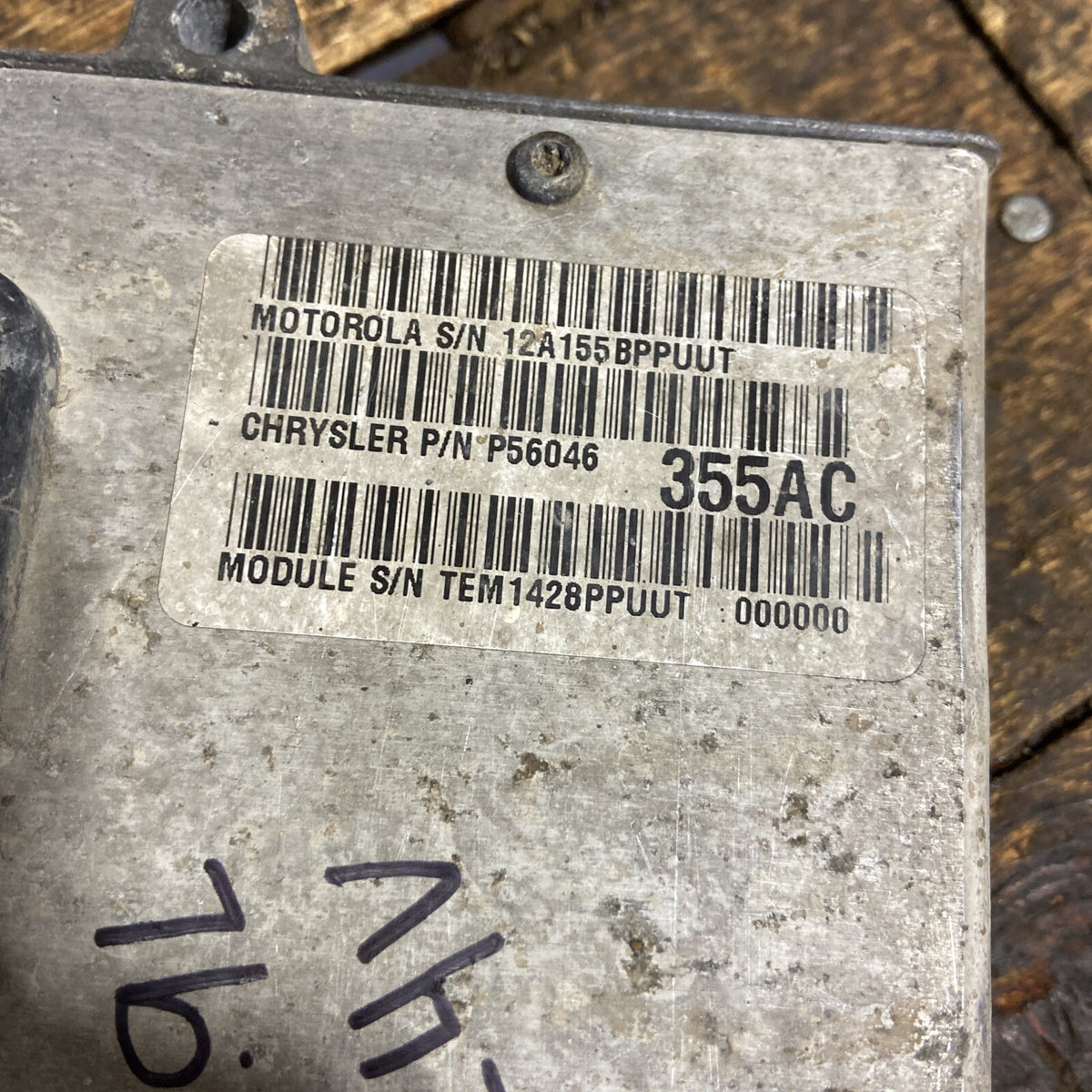 1998 .5 DODGE RAM 2500 3500 24V CUMMINS AUTO PCM COMPUTER MODULE 56046355AC