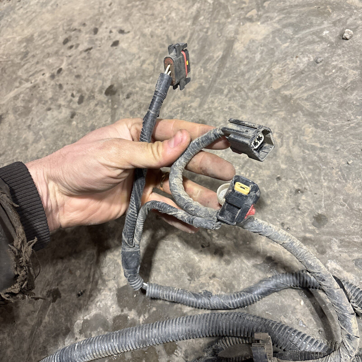 2007 2008 DODGE RAM 1500 CHASSIS FRAME HARNESS 56055248ae 4dr Shortbox