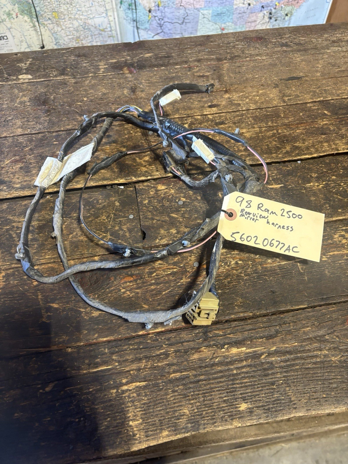 OVERHEAD CONSOLE ROOF WIRING HARNESS 56020677AC 1998 DODGE RAM