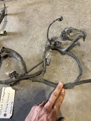 2007 .5 2008 DODGE RAM 6.7L AUTO CUMMINS ENGINE WIRING HARNESS 4946174