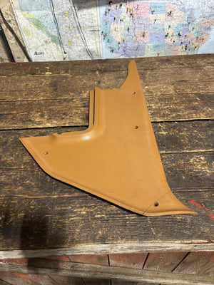 1989-1993 DODGE RAM TAN PASSENGER RIGHT SIDE KICK COWL PANEL 82897