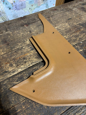 1989-1993 DODGE RAM TAN PASSENGER RIGHT SIDE KICK COWL PANEL 82897