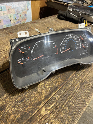 2000 DODGE RAM 1500 2500 3500 GAS AUTO INSTRUMENT GAUGE CLUSTER 281KMS 56020620