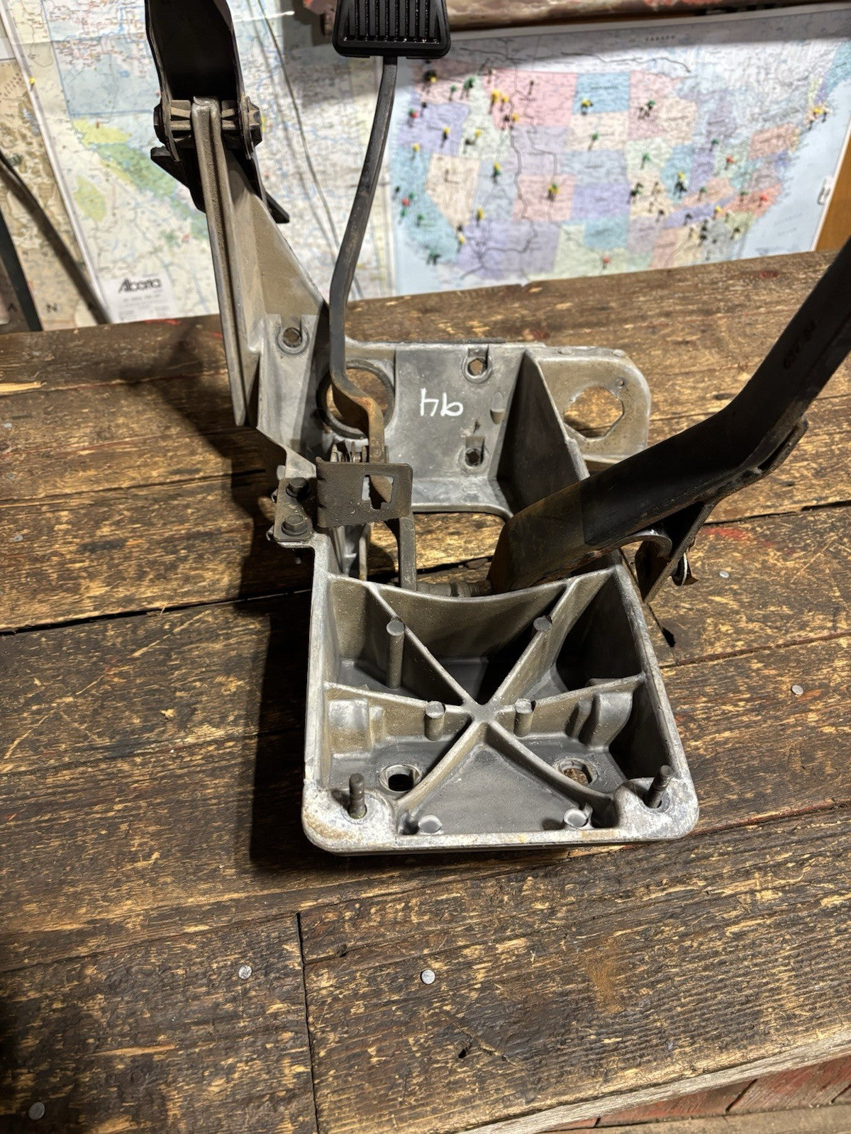 1994 - 1997 DODGE RAM CLUTCH BRAKE THROTTLE PEDAL ASSEMBLY 52007542, 52078206