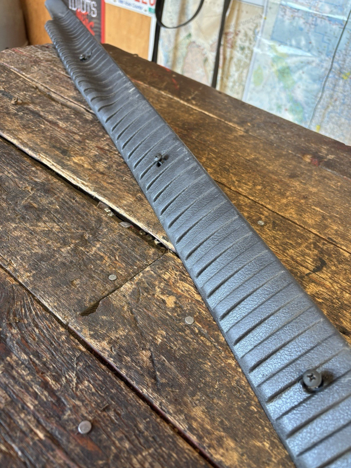 DRIVER SIDE DARK GREY FLOOR TRIM EXTENDED CAB 1998-2002 DODGE RAM TRUCKS