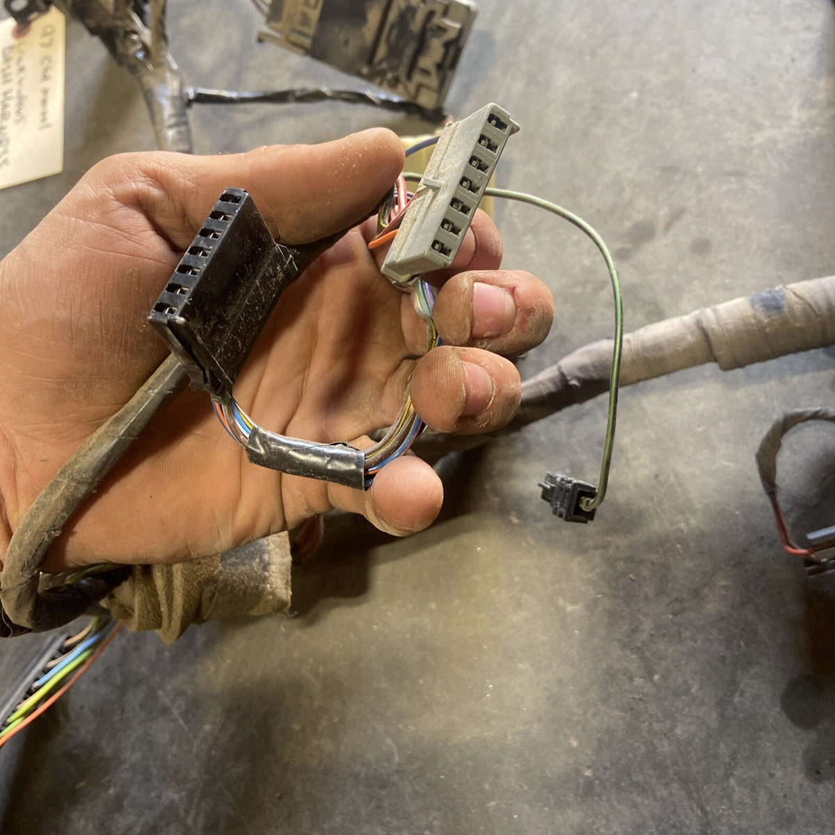 1997 DODGE RAM 2500 3500 CUMMINS MANUAL DASH BASE MODEL WIRING HARNESS 56021700