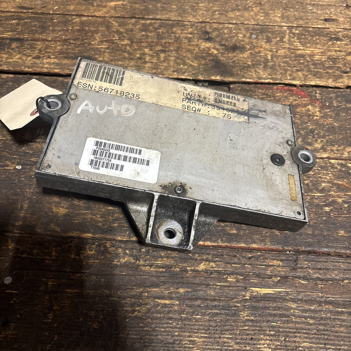 2000 2001 DODGE RAM 2500 3500 5.9L CUMMINS AUTO ECM 3946242 ENGINE COMPUTER