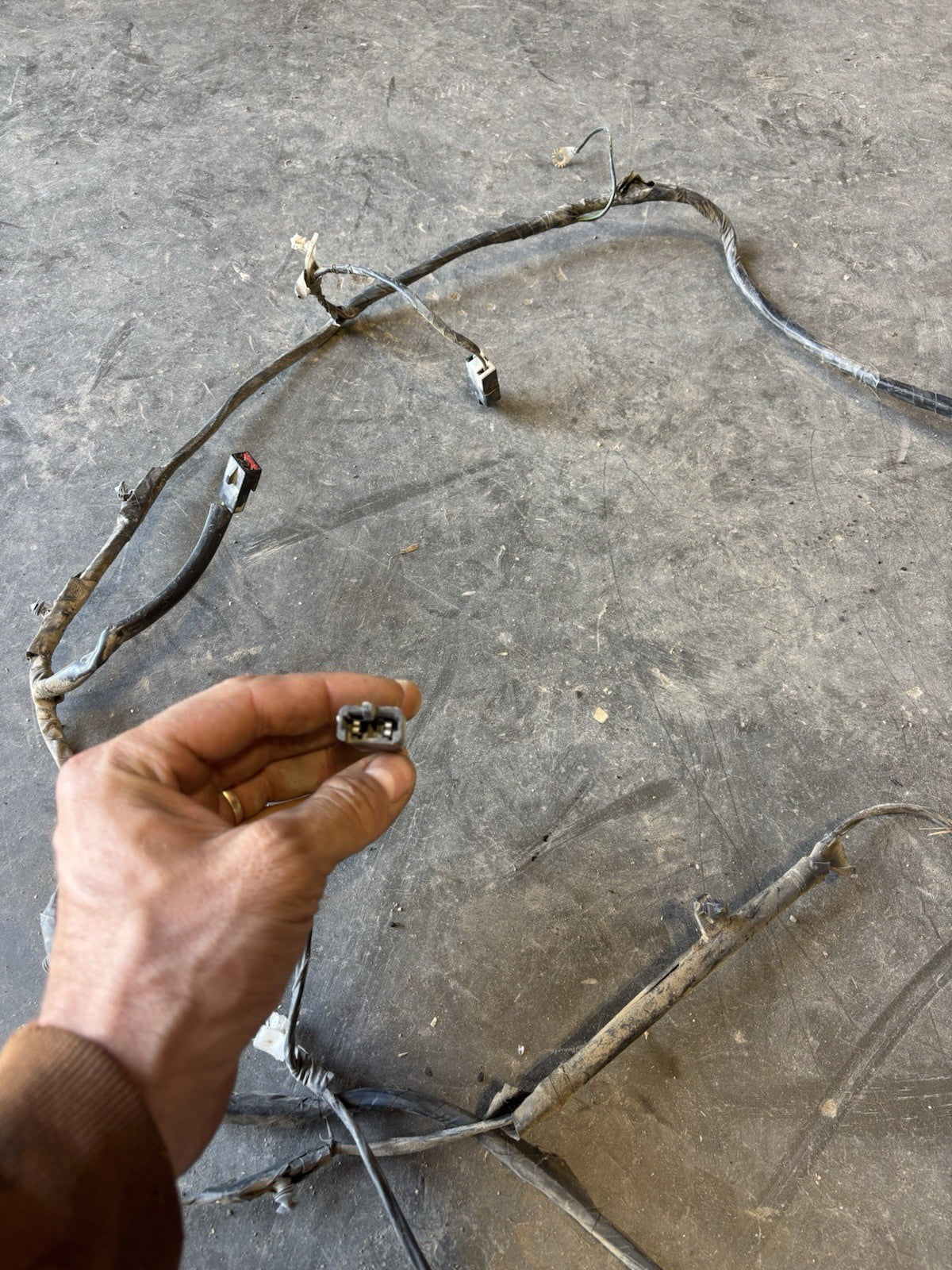 1998 DODGE RAM REG CAB BEHIND DASH / AROUND CAB HARNESS 56020681AB CRANK WINDOWS