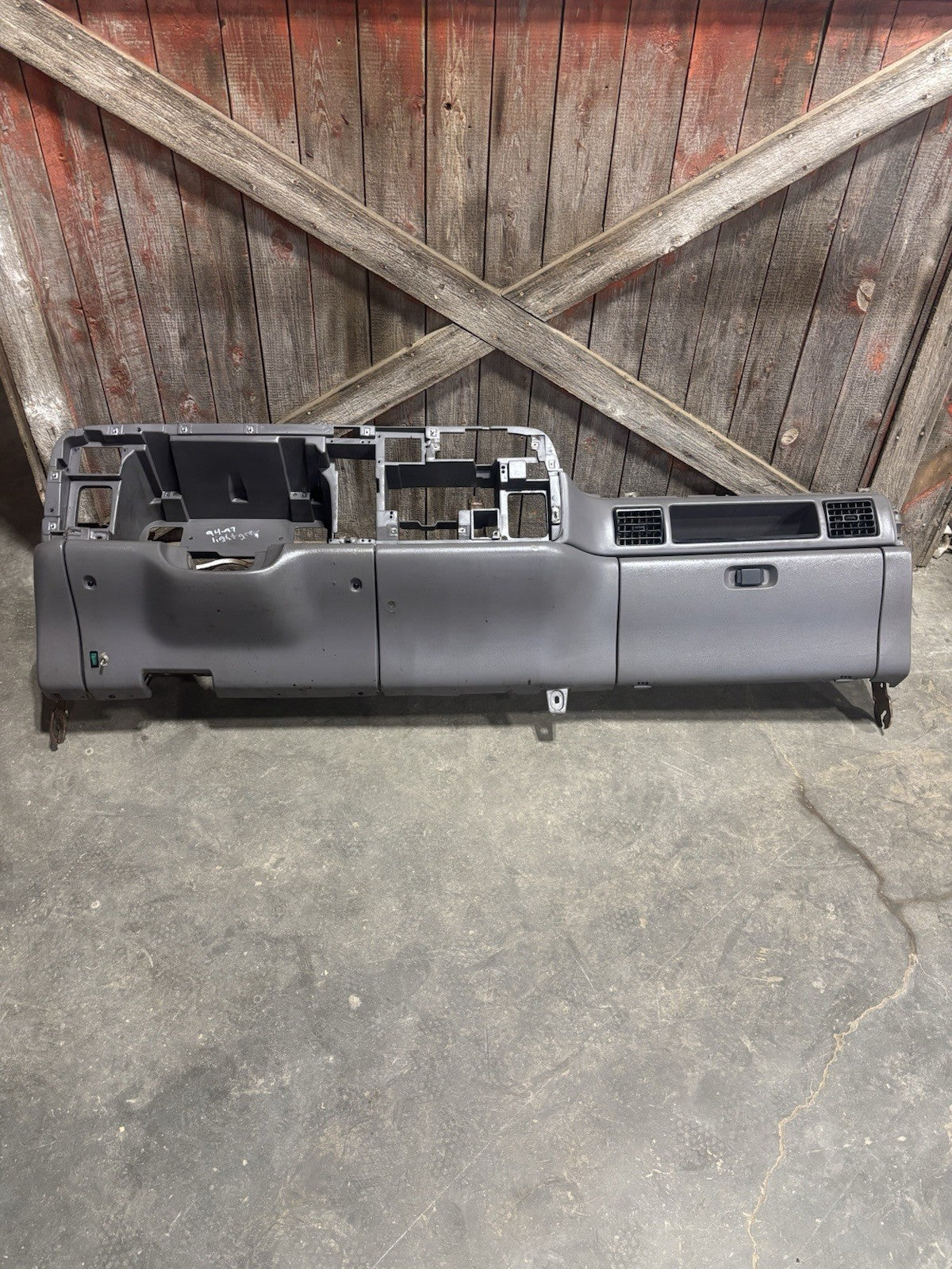 OEM 1994 - 1997 DODGE RAM CUMMINS DASH CORE STRUCTURE LIGHT GREY GRAY DASHBOARD