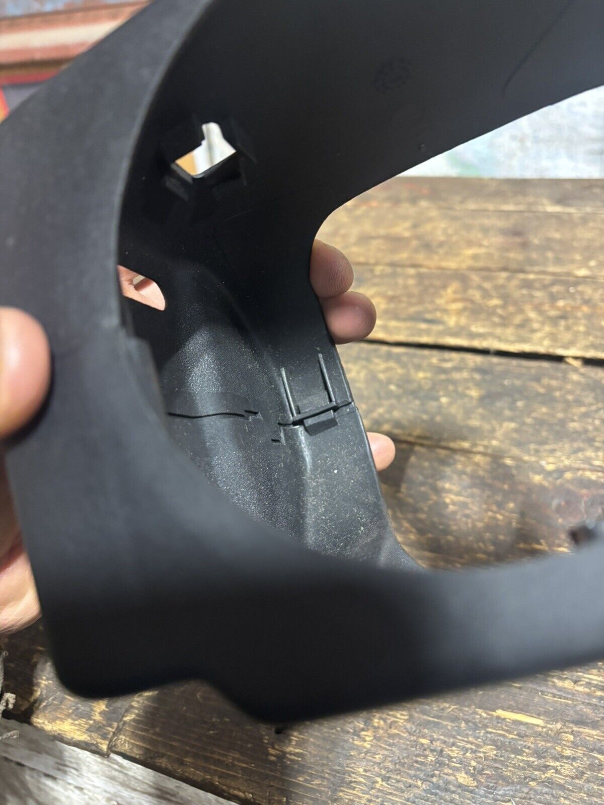 NICE 1991 - 1993 DODGE RAM 250 350 STEERING COLUMN COVER SHROUDS BLACK WITH TILT