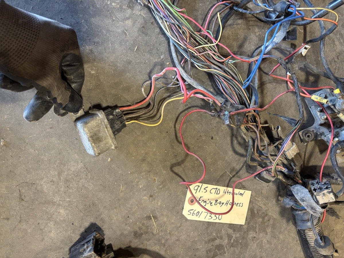 1991 .5 DODGE RAM 250 350 Intercooled CUMMINS ENGINE BAY WIRING HARNESS 56017330