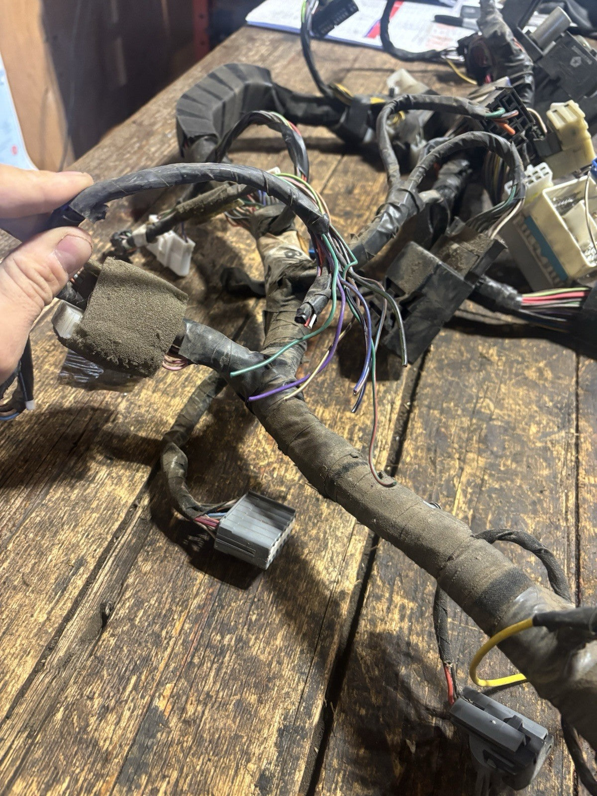 1997 DODGE RAM 2500 3500 CUMMINS AUTO /POWER WINDOW DASH WIRING HARNESS 56021696
